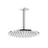 GESSI Rilievo Потолочная душевая головка шарнирная на 1/2",250 мм., цвет: хром