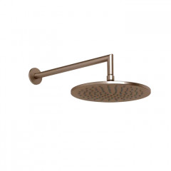 GESSI Верхний душ 250 мм., с настенным держателем 348 мм., цвет Copper Brushed PVD