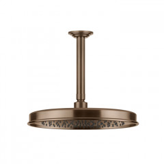GESSI VENTI20 Верхний душ 300 мм., с потолочным держателем 293 мм., цвет Copper Brushed PVD