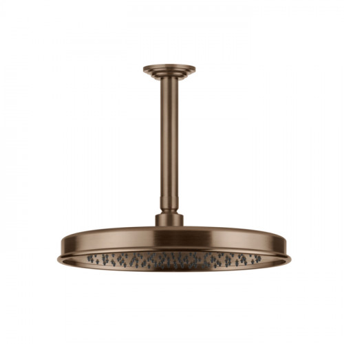 GESSI VENTI20 Верхний душ 300 мм., с потолочным держателем 293 мм., цвет Copper Brushed PVD