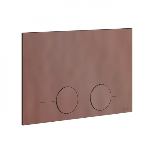 GESSI Клавиша смыва для унитаза, двойная, для систем инсталляций TECE, цвет Copper Brushed PVD
