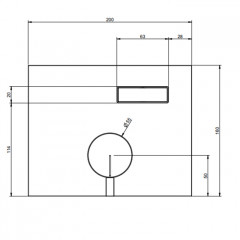 Gessi Hi-Fi Смеситель для душа, с включением 1 источника (внешняя часть), цвет: Black Metal Brushed PVD