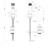 GESSI INCISO Смеситель для биде на 1 отверстие с донным клапаном Цвет: finox