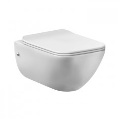 GESSI Origini Total Look Унитаз подвесной 474х358х350 мм, с сиденьем микролифт, петли хром, с сифоном, цвет белый