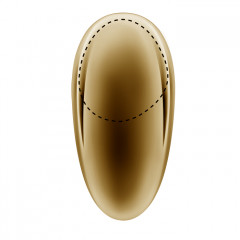Gessi Equilibrio Смеситель для раковины дизайнерский, на 1 отверстие, без ручки (арт.52002), цвет: золото