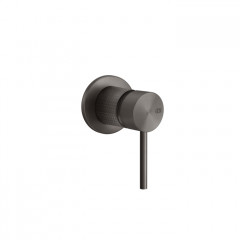 GESSI 316 Встраиваемый смеситель на 1/2" на 1 источник (внешняя часть), цвет: brushed black metal pvd