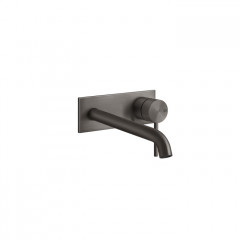 GESSI 316 Встраиваемый смеситель с изливом 200-170мм (внешние части), цвет: brushed black metal pvd