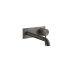 GESSI 316 Встраиваемый смеситель с изливом 200-170мм (внешние части), цвет: brushed black metal pvd