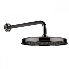 GESSI VENTI20 Верхний душ 328 мм., с настенным держателем 389 мм., цвет Black Metal PVD