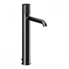 GESSI HABITO DIAMANTATO Смеситель для раковины высокий, с донным клапаном, цвет Black Metal PVD