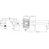 GESSI 316 Встраиваемый смеситель с изливом 200-170мм (внешние части), цвет: brushed black metal pvd