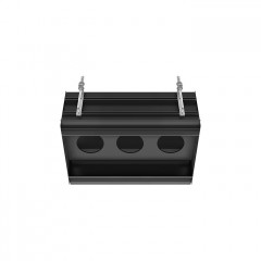 GESSI BINARIO Профиль линейный 670 мм., для 3 модулей, установка Easy-Fix, цвет Black XL