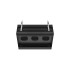 GESSI BINARIO Профиль линейный 670 мм., для 3 модулей, установка Easy-Fix, цвет Black XL