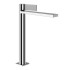 GESSI INVERSO DIAMANTATO Смеситель для раковины высокий с донным клапаном "Stop&Go" и соединительными шлангами, цвет: хром
