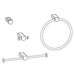 GESSI Rilievo Полотенцедержатель кольцевой, цвет: хром