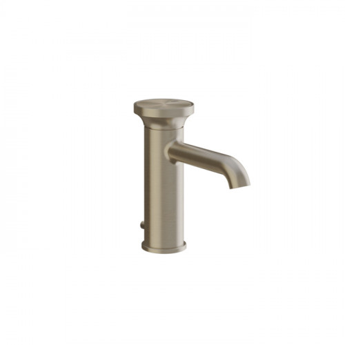 GESSI Origini Смеситель для раковины c донным клапаном, с отделочной вставкой, цвет Finox Brushed Nickel