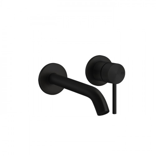 GESSI 316 Встраиваемый смеситель с изливом 210-180мм (внешние части), цвет: Black XL
