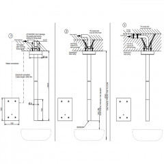 GESSI 316 FLESSA Смеситель для раковины, потолочный, электронный, внешняя часть, цвет Steel Brushed