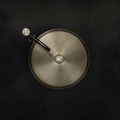 GESSI 316 Раковина 400 мм., для установки на столешницу, без перелива, нержавеющая сталь, цвет Warm bronze brushed PVD