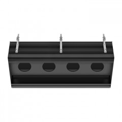 GESSI BINARIO Профиль линейный 880 мм., для 4 модулей, установка Easy-Fix, цвет Black XL