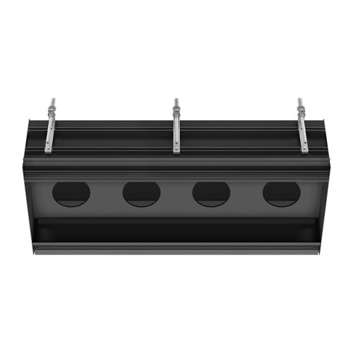 GESSI BINARIO Профиль линейный 880 мм., для 4 модулей, установка Easy-Fix, цвет Black XL