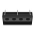 GESSI BINARIO Профиль линейный 880 мм., для 4 модулей, установка Easy-Fix, цвет Black XL