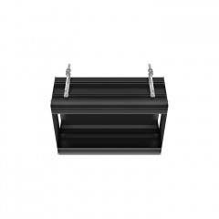 GESSI BINARIO Профиль линейный 670 мм., без подготовки под модули, цвет Black XL