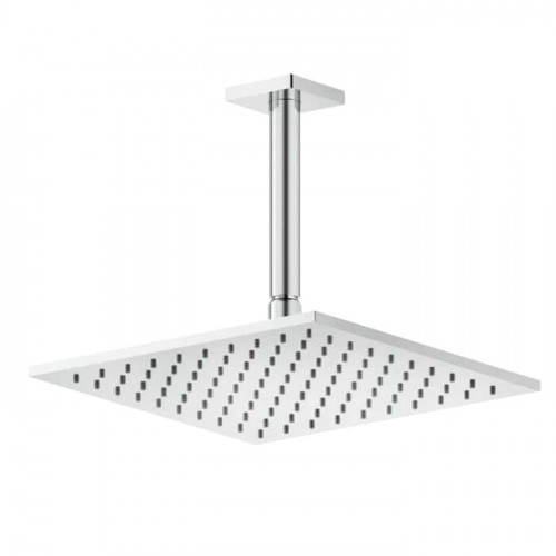 GESSI Rilievo Потолочная душевая головка шарнирная 250x250 мм на 1/2", цвет: хром