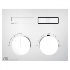 Gessi Hi-Fi Термостат для душа, 1 источник (внешняя часть), цвет: хром