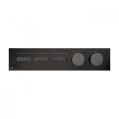 Gessi Hi-Fi Термостат для душа, с включением до 3 источников одновременно (внешняя часть), цвет: Black Metal PVD