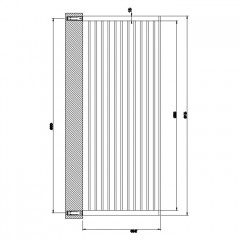 GESSI INVERSO ACCESSORIES Настенная полка 60 см, цвет: Warm Bronze Br PVD