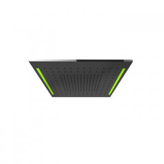 Gessi Colour Декоративная панель 500х500 мм,с подсветкой, цвет: Black Metal Brushed PVD