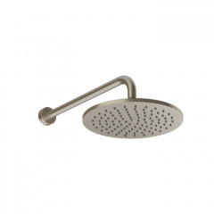 GESSI Origini Верхний душ с кронштейном, настенный ,защитой от известкового налета, цвет: Finox Brushed Nickel
