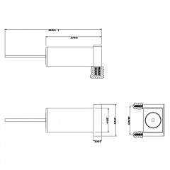 GESSI INVERSO ACCESSORIES Ершик настенный черный, цвет: Brass Brushed PVD