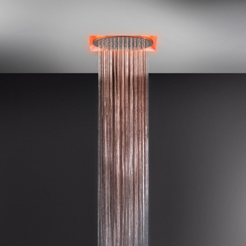 GESSI Minimali/ Afilo Накладная панель 350 мм,для встраив в потолок душ системы 57803/57601/57603 цвет: Mirror Steel