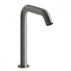 GESSI 316 FLESSA Смеситель для раковины, электронный, с кран-фильтром для регулировки температ и напора воды, высота излива 230 мм, цвет Steel Brushed