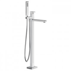Gessi Eleganza Напольный смеситель для ванны (внешние части), цвет: хром