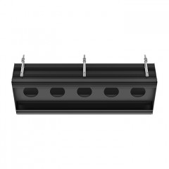 GESSI BINARIO Профиль линейный 1090 мм., для 5 модулей, установка Easy-Fix, цвет Black XL
