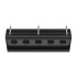GESSI BINARIO Профиль линейный 1090 мм., для 5 модулей, установка Easy-Fix, цвет Black XL
