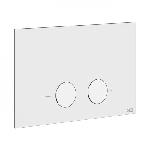 GESSI Клавиша смыва для унитаза, двойная, для систем инсталляций Geberit Sigma8 и Sigma12, цвет хром