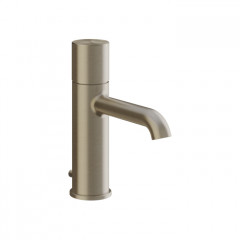GESSI HABITO UNITO Смеситель для раковины на 1 отверстие, однорычажный, в комплекте с донным клапаном, цвет Finox Brushed Nickel