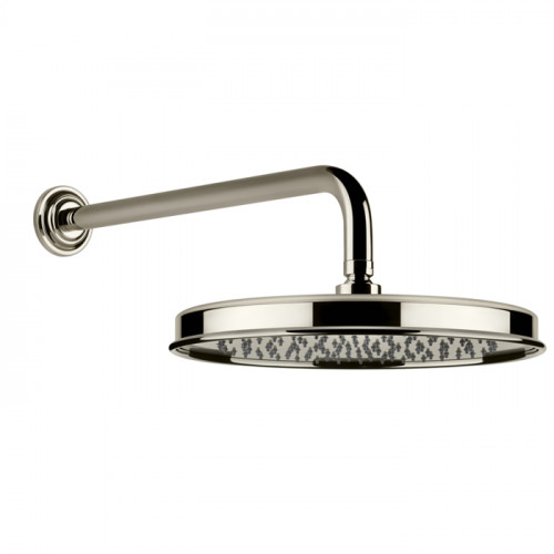 GESSI VENTI20 Верхний душ 328 мм., с настенным держателем 389 мм., цвет Nickel PVD