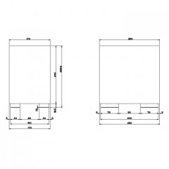 GESSI INVERSO ACCESSORIES Корзина для мусора черная, цвет: Brass Brushed PVD