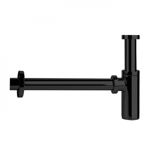 GESSI Сифон для раковины, круглый, цвет черный матовый