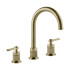 GESSI VENTI20 Смеситель для раковины на 3 отверстия, излив 172 мм., , цвет Brushed Brass PVD