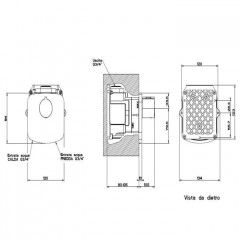 Gessi Tondo Встраиваемый термостат для душа, с 1 выходом, (внешние части), цвет: хром