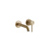 GESSI 316 Встраиваемый смеситель с изливом 210-180мм (внешние части), цвет: warm bronze brushed pvd