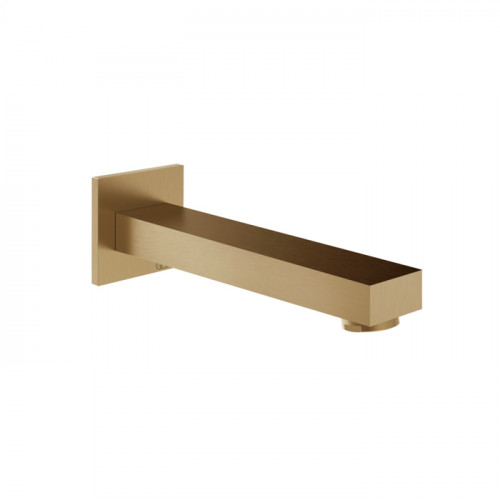 GESSI INVERSO RIGATO Настенный излив для ванны, цвет: Warm Bronze Br PVD