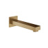 GESSI INVERSO RIGATO Настенный излив для ванны, цвет: Warm Bronze Br PVD