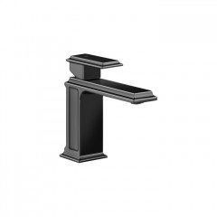 Gessi Eleganza Смеситель для раковины на 1 отверстие, без донного клапана, цвет: черный металлик